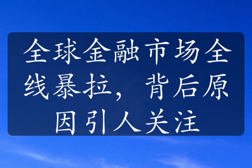 全球金融市场全线暴拉，背后原因引人关注