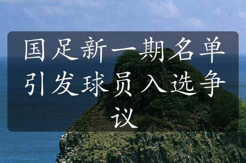 国足新一期名单引发球员入选争议